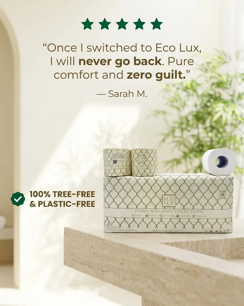 Five stars: Once I switched to Eco Lux, I will never go back. Pure comfort and zero guilt. Sarah M.